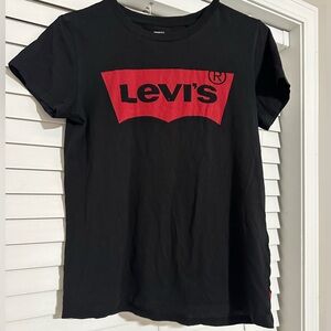 Levi’s, black, short sleeve t-shirt, x-small